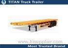 T700 steel Strong trailer frame 40foot Flatbed Semi Trailer with 12 pcs Contact lock
