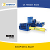 Scrap metal baling machine