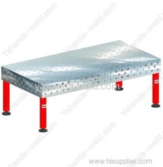 3D Welding table with rail base