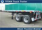 Dual Axles 20 foot extendable flatbed trailer / semi truck flatbed Trailer