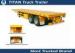 Custmozied 2 axles Flatbed Semi Trailer 40ft with 12pcs container lock
