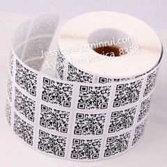 Minrui Professional Barcode Stickers QR Code Stickers Self Adhesive Vinyl Label Promotional QR Code Stickers For Packing