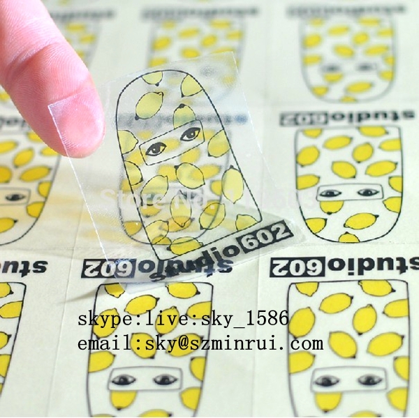 Transparent Clear Vinyl Stickers