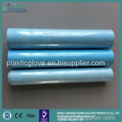 china factory plastic disposable bed sheet for hospital
