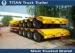 150 Ton 4 lines 8 axles lowboy Heavy Haul Trailers for Heavy construction machines