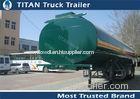 Q235B carbon steel Small capacity fuel tanker semi trailer for edible oil transportation