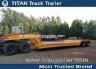 100-150 Ton Lowboy Heavy equipment hauling trailers vehicle 2 lines 4 axles