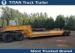 100-150 Ton Lowboy Heavy equipment hauling trailers vehicle 2 lines 4 axles