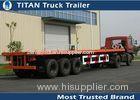 Container loader tandem axle flatbed trailer / Flatbed tractor trailer