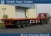Container loader tandem axle flatbed trailer / Flatbed tractor trailer