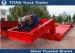 Extendable 4 axles front loading Lowboy trailer with 80 tons load capacity