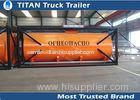 Liquid transport containers carbon steel tanker trailer with 26000 liters capacity