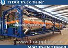 Customized container tank semi trailer with 20000 - 40000 liters capacity