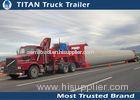 Heavy duty suspension Extendable Flatbed Trailer Friction - steered / Rigid axles