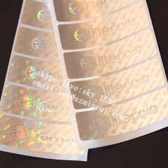 Minrui Unique Security 3D Hologram Seal Sticker Nice Price Warranty Void Laser Label
