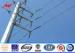 10M galvanized steel Electrical Power Pole for transmission 69KV line