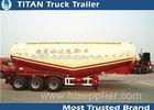 Reinforced steel Cement semi Trailer for dry bulk powder material transportation