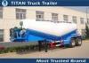 Customized v type dry bulk cement trailer with 2 axles 25cbm capacity