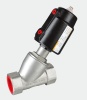 Aluminium angle seat valve