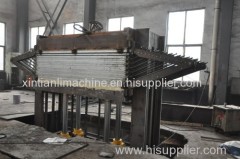 Plywood hot press machine