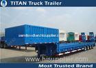 Heavy duty mechanical suspension hydraulic lowbed semi Trailer 3 axle 4 axle 5 axle