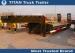 Heavy duty 55 ton 3 axle semi low bed trailer with manual ramps for Philipines