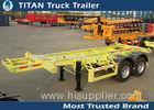 2 Axles 30 tons 20 foot skeletal container trailer chassis with 11R22.5 tires