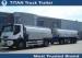 Small capacity draw bar oil tank trailer for diesel fuel petrol transportation