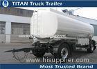 Large capacity Custom fuel tanker Drawbar Trailer with exchangeable king pin