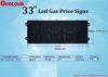 Outside Wireless Digital Gas Station Price Signs With Light Weight