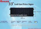 Outside Wireless Digital Gas Station Price Signs With Light Weight