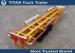 Efficient 45 Foot tri - axle 60 tons container trailer chassis for terminal port