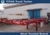 Single axle 40 foot skeleton container trailer chassis / semi trailer chassis