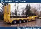 2 / 3 Axles 50tons Heavy low bed trailer with hydraulic loading cramps