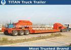 Super low bed transport Semi Trailer trucks Dolly Type payload 200T 2 / 3 / 4 axles