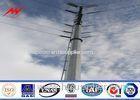 132KV medium voltage electrical power pole for over headline project