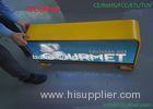 High Resolution P6 1R1G1B LED Taxi Top Advertising Display with Vibration - proof and 5000 nits Brig