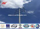 138KV octagonal galvanization electrical power pole for electrical transmission