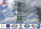Galvanization Single Circuit Steel Electrical Power Pole For Transmission