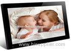 Fashionable Motion Sensor lcd digital photo frame video music play Black