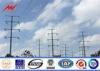 Electricity Utilities Polygonal Electrical Power Pole For 110 KV Transmission