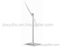 Diecast Zinc alloy and ABS plastic blades Solar Windmill with Two Blades