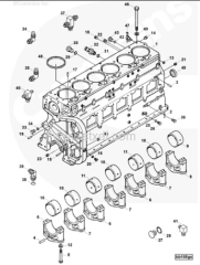Block Cylinder cummins engine part NT855 shantui newpower