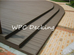 Outdoor yacht decking Patio furniture OEM dark grey WPC composite flooring