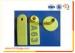 Yellow 134.2 Khz / 125 Khz Mini Glass Rfid Animal Tag For Cattles Or Sheets