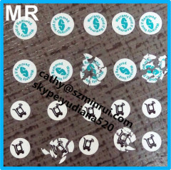 self adhesive destructible warranty screw labels