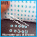 self adhesive destructible warranty screw labels