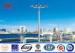 Galvanized 30M High Mast Pole with winch for Parking Lot Lighting