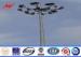 Airport 30M HDG High Mast Pole with double lantern panel for 100 square meters stadium lighting