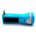 Plastic Rechargeable LED Flashlight With Solar Panels